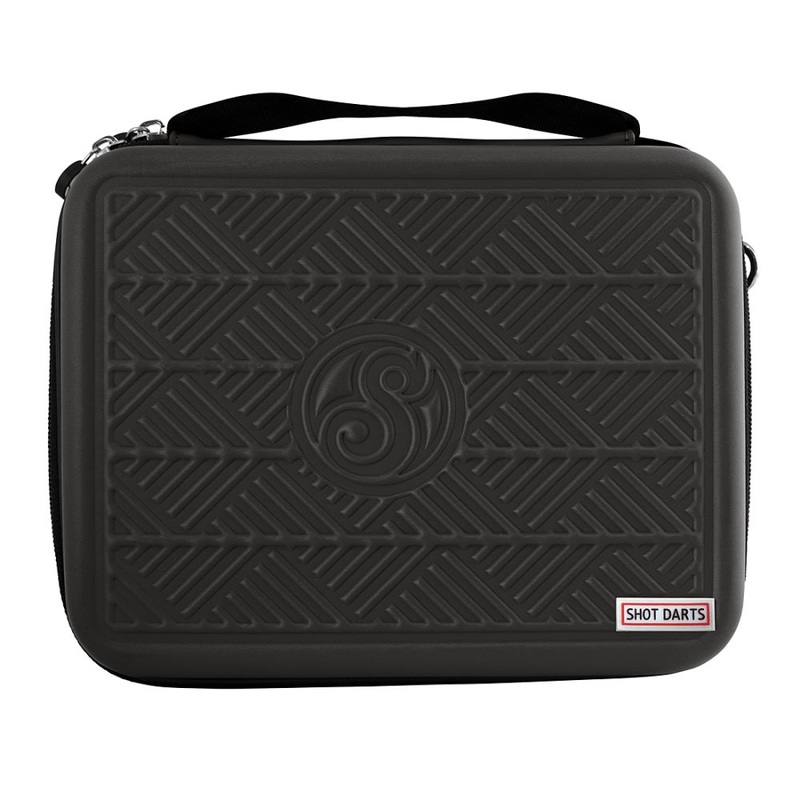 Shot Mega Tactical Dart Case-Four Set Storage Black