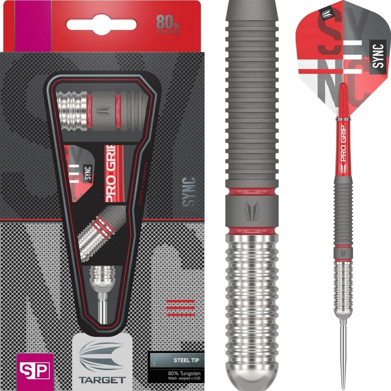 Target – Sync 01 Darts – Swiss Point – Steel Tip – 80% Tungsten – 22g 23g 24g 22 grams