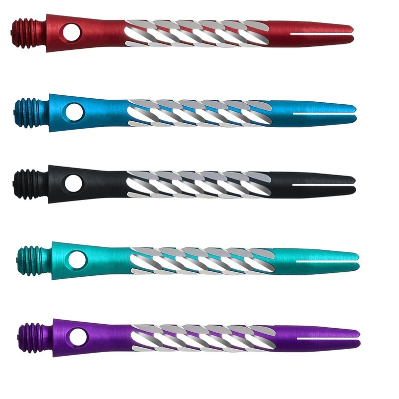 Unicorn Premier Aluminium Dart Stems / Shafts Red Short