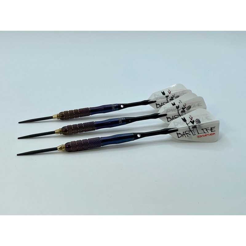 Voks Darts Detonator CF Color Flow  Positron Steel Tip 25g