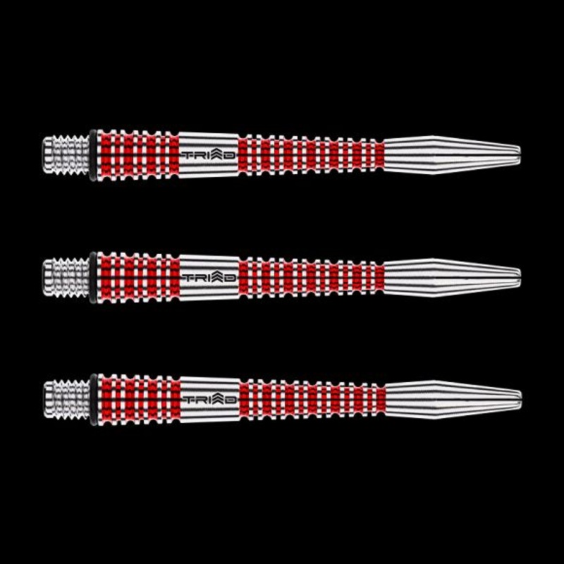 Winmau Triad RX Aluminium Red Medium Shafts Aluminium Medium (47mm in length excluding thread) Red