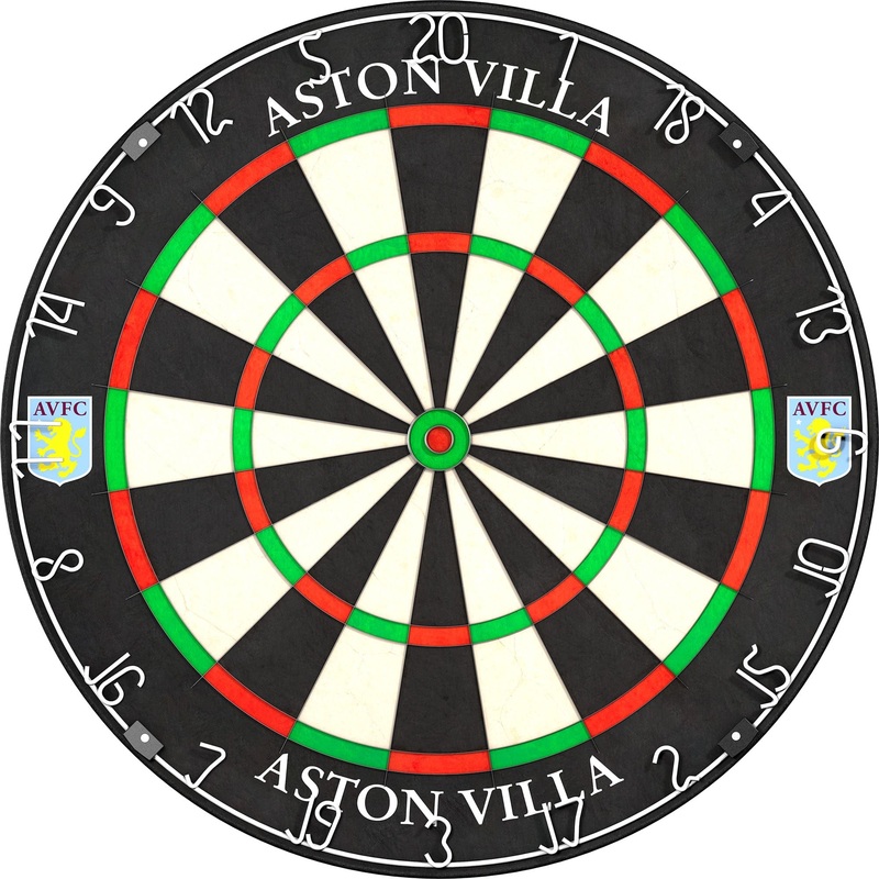 Aston Villa FC Dartboard – Professional Level – Official Licensed – AVFC