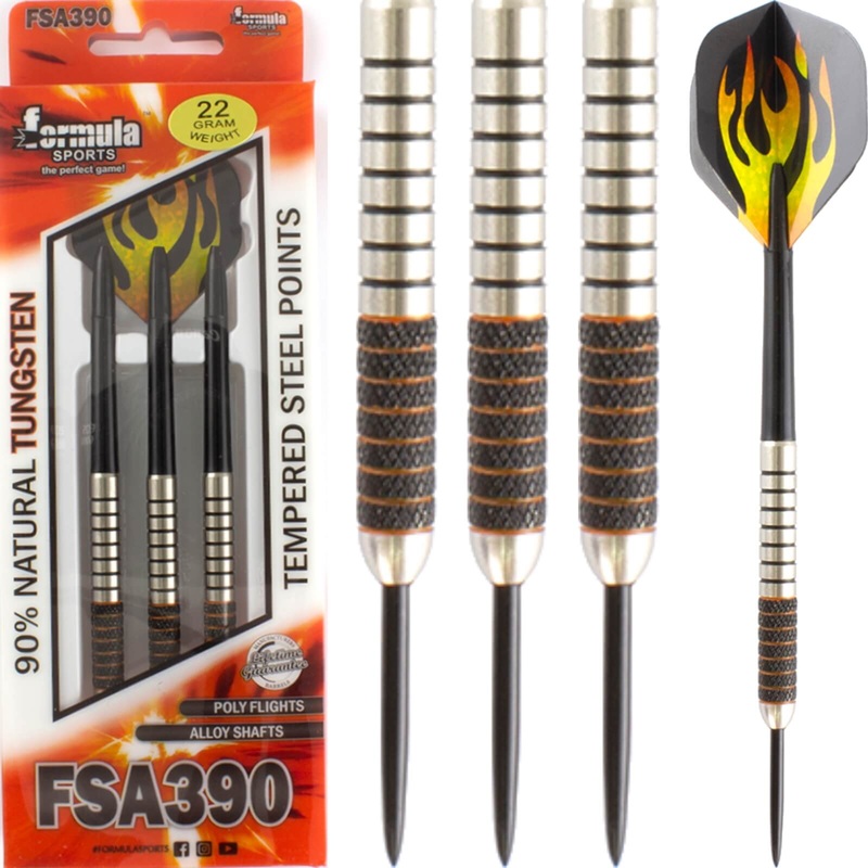 Formula Sports – FSA390 Darts – Steel Tip – 90% Tungsten – 22g