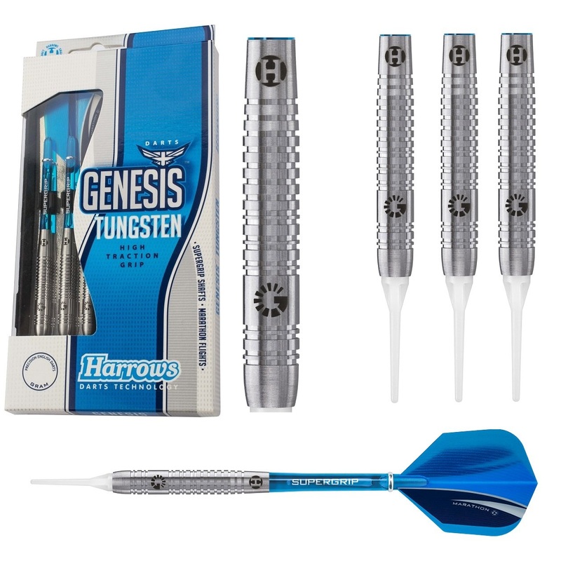 Harrows Genesis Tungsten Soft Tip Darts – Style 1 16 Gram