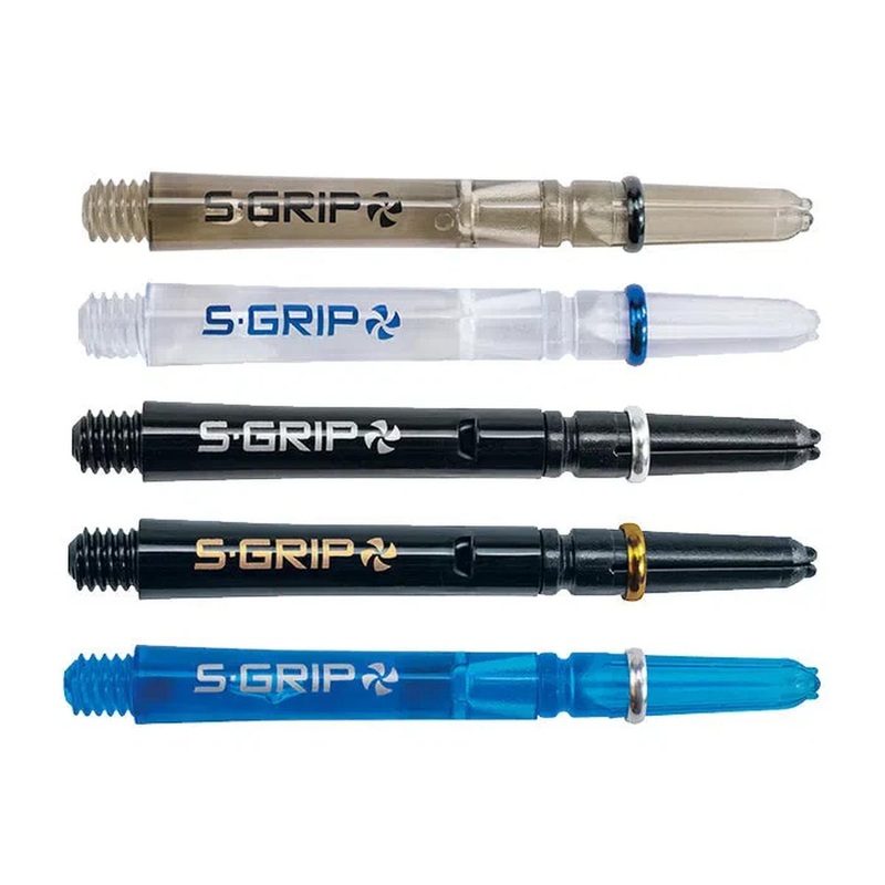 Harrows Supergrip Spin Dart Stems / Shafts Aqua Short