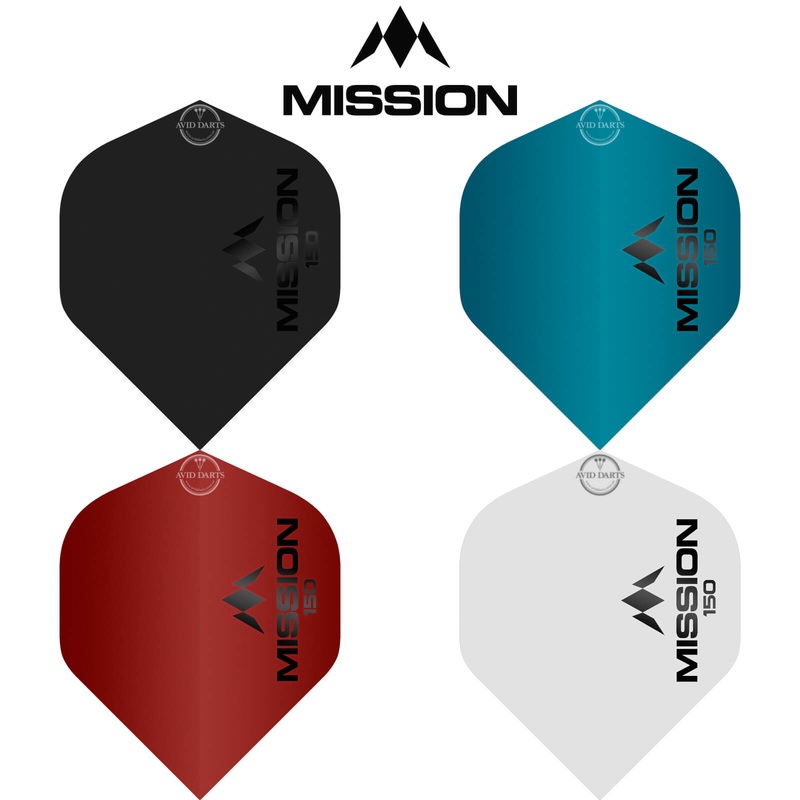 Mission – Logo 150 – Big Wing Dart Flights Black