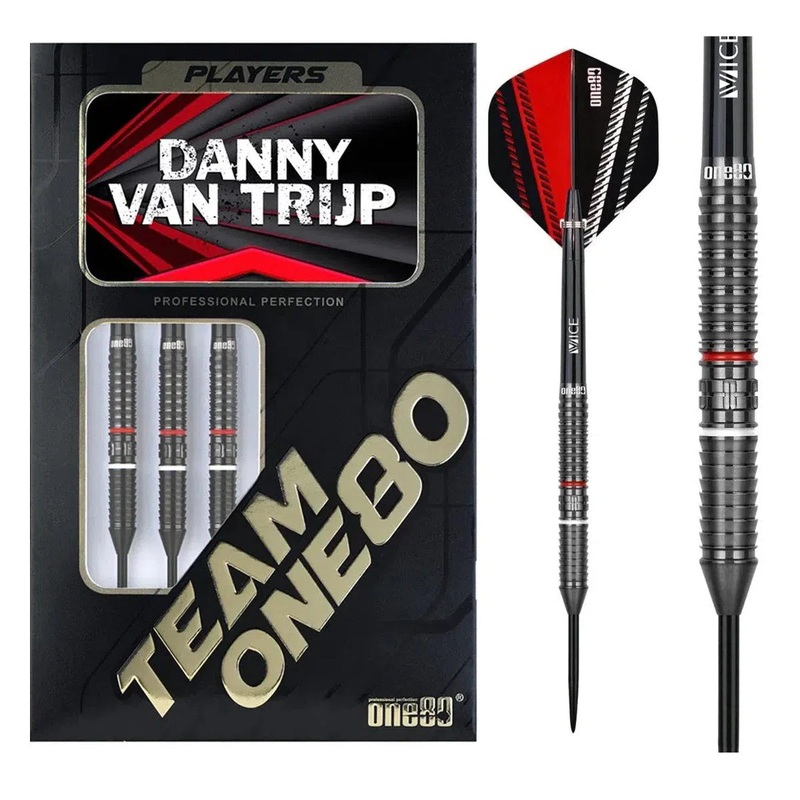 One80 Danny van Trijp 90% Tungsten Steel Tip Darts 24 GRAM