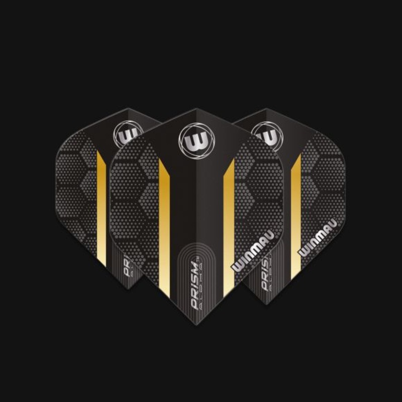 Prism Alpha Black & Gold Hexagon Extra Thick Standard 100 Micron Poly metronic extra thick