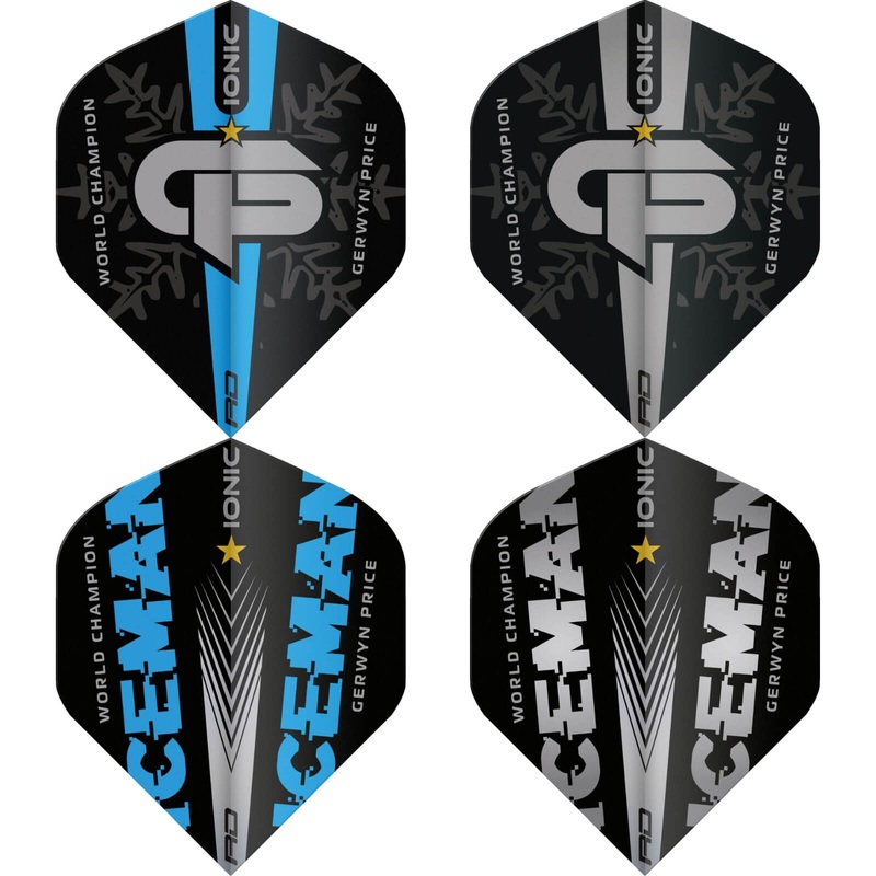 Red Dragon – Gerwyn Price World Champion Edition – Big Wing Dart Flights GP Logo Blue