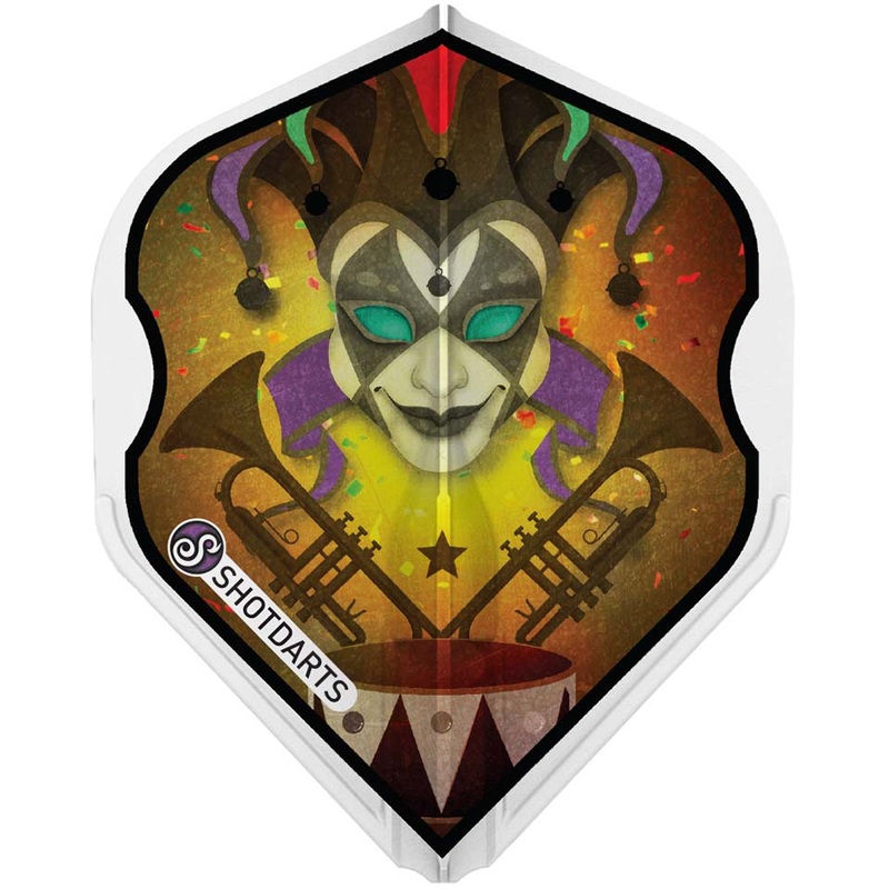 Shot L-Style EZ Americana Americana Jester Dart Flights – L1 / Standard