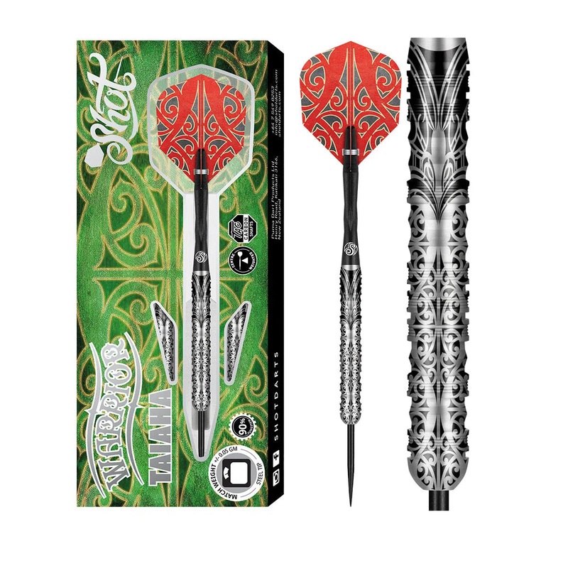 Shot Warrior Taiaha 90% Tungsten Steel Tip Darts 21 GRAM
