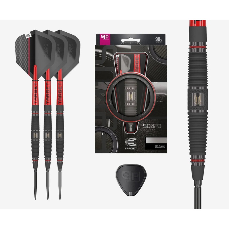 Target SCOPE 04 Swiss Point Steel Tip Darts 90% Tungsten 22g