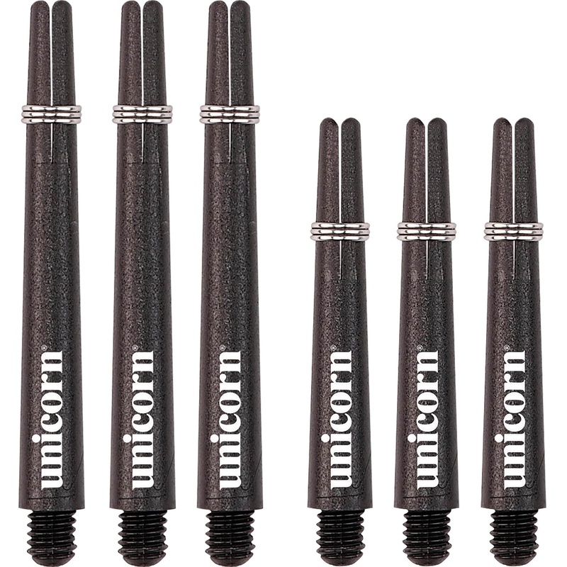 *Unicorn Gripper 3 Dart Shafts – Nylon Stems – Black Medium
