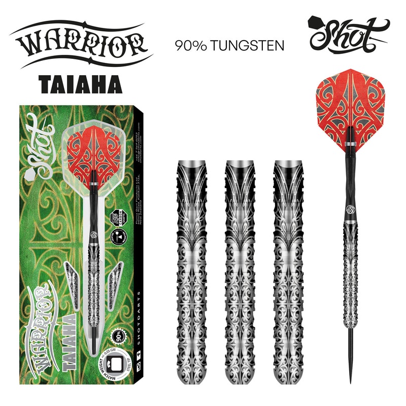 Warrior Taiaha 90% Tungsten Steel Tip Darts by Shot 21 Gram