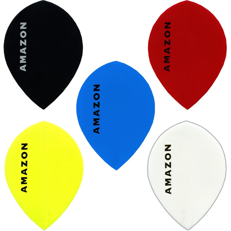 *Amazon Dart Flights – Pear Shape – 100 Micron Black