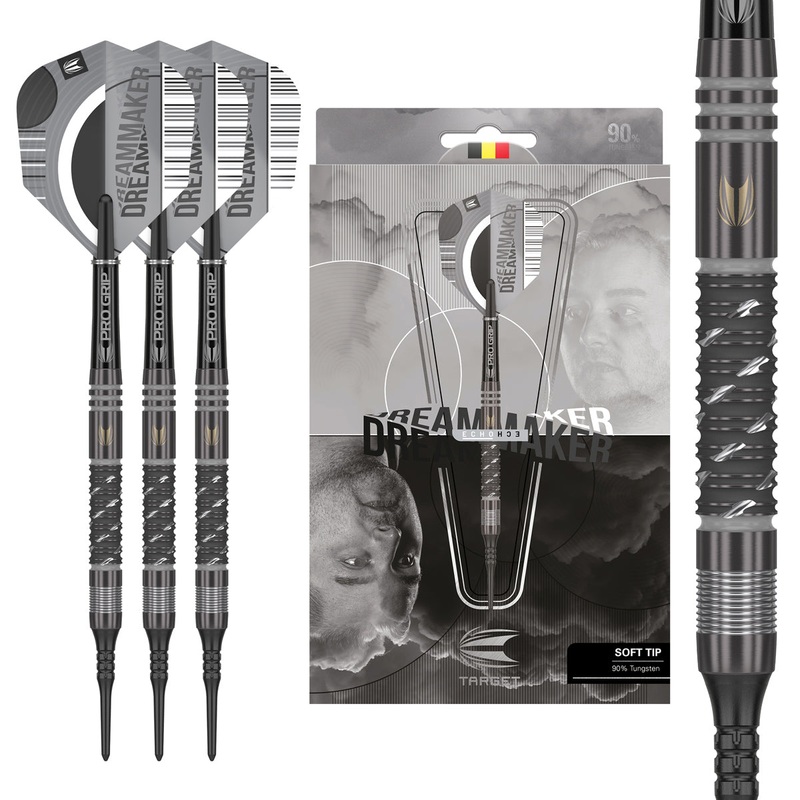 Dimitri Van Den Bergh x Echo 90% Tungsten 20g Soft Tip Darts by Target 20 Gram