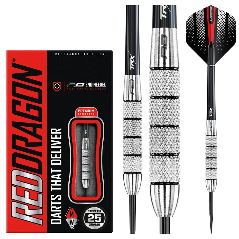 Goldfire 80% Tungsten Steel Tip Darts by Red Dragon 25 Gram