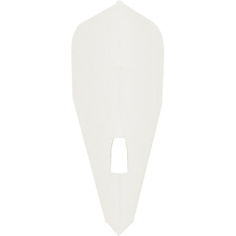L-Style Pro Soft Flights – L8 / Bullet White 5 Sets