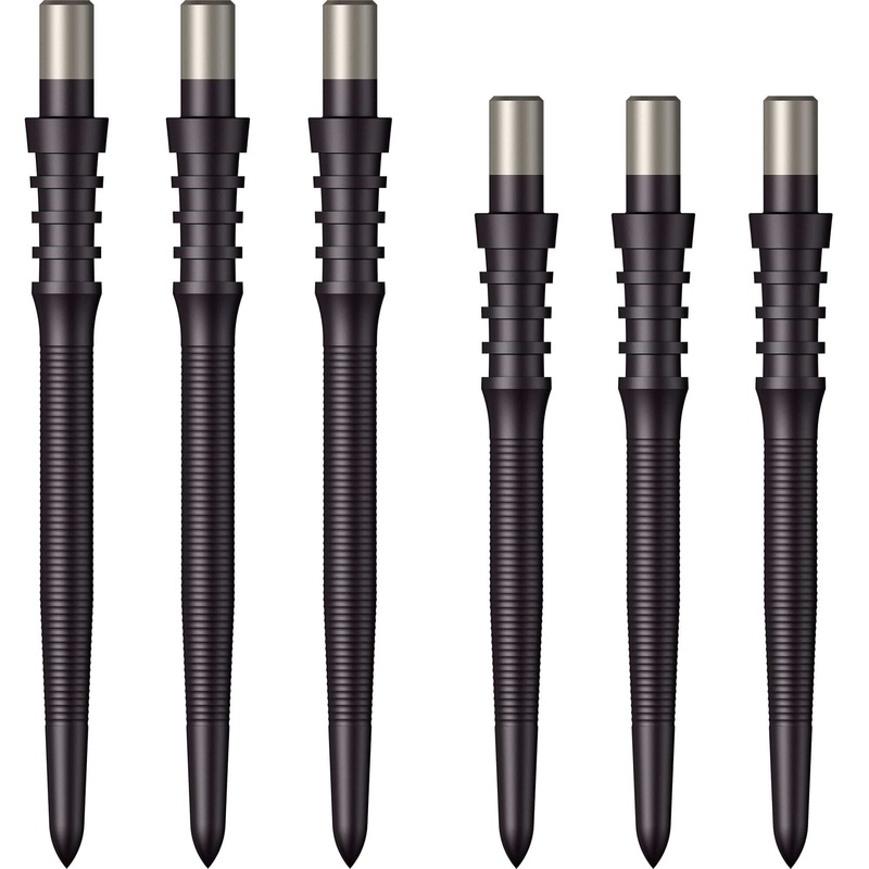 Mission Sniper Points – Steel Tip – Precision Spare Points – Micro Grip – Black 28mm