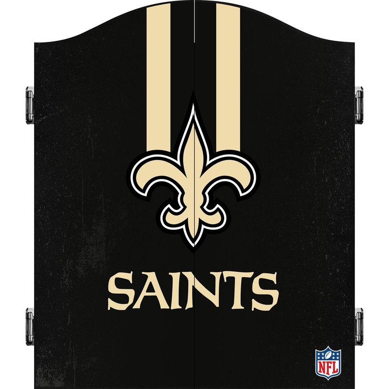 NFL – Dartboard Cabinet – Official Licensed – New Orleans Saints