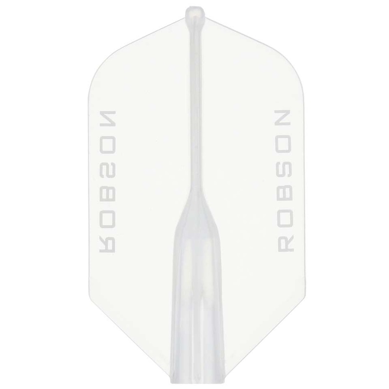 Robson Plus Crystal Dart Flights – Slim Clear