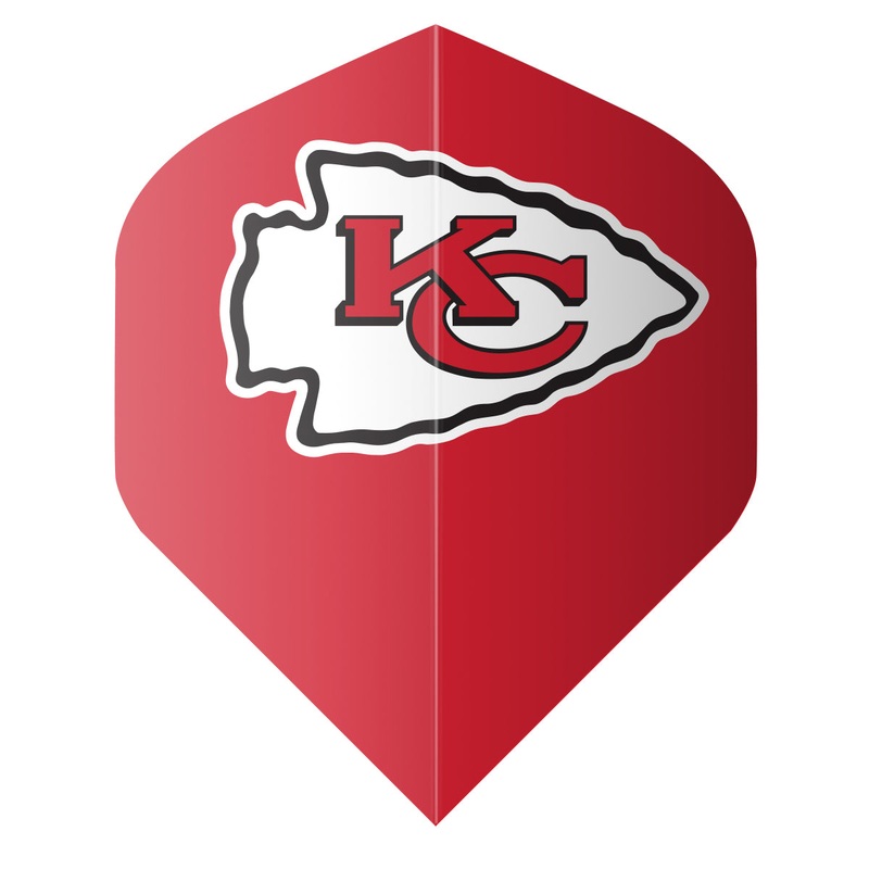Shot NFL Kansas City Chiefs Flight Set Red Standard 100 Micron Polymer