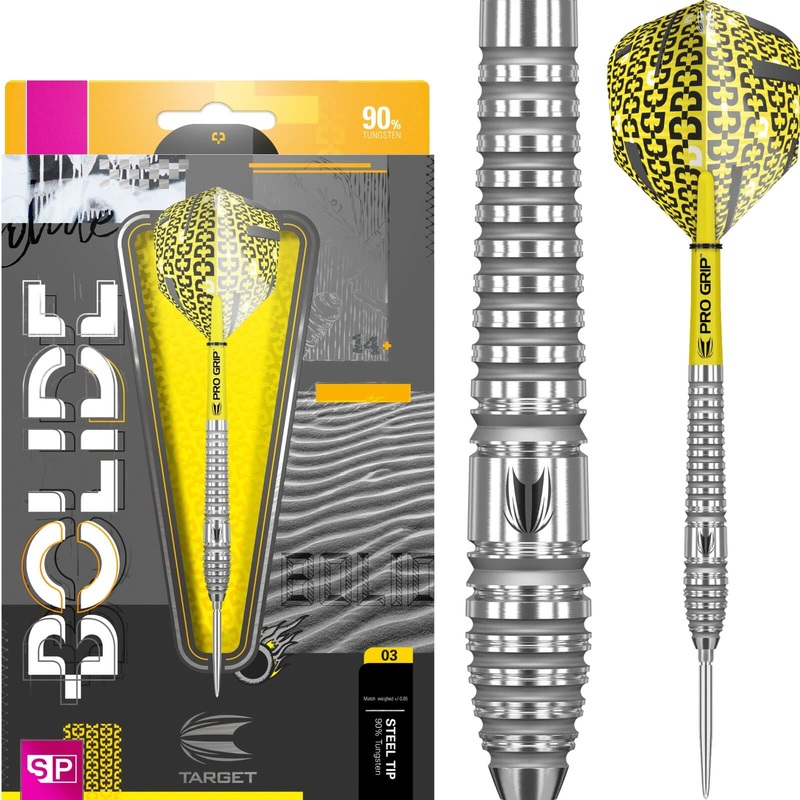 Target – Bolide 03 Darts – Swiss Point – Steel Tip – 90% Tungsten – 22g 24g 26g 22 grams