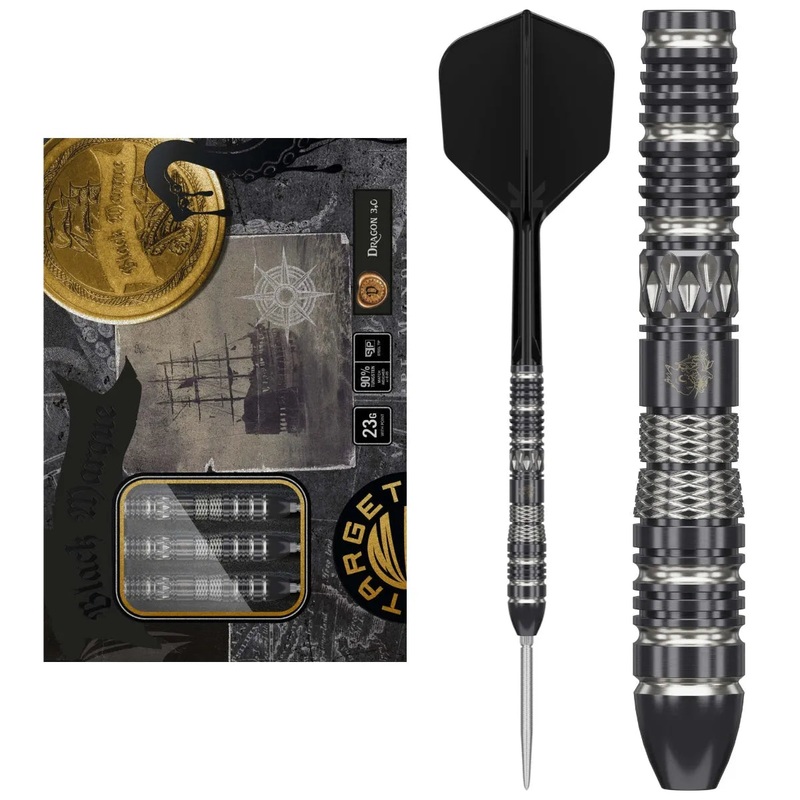 Target Japan Black Marque Dragon 3.0 SP 90% Tungsten Steel Tip Darts 23 GRAM