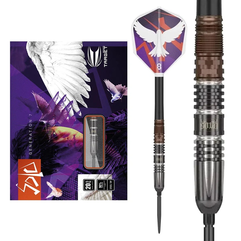 Target Japan Keita Ono Solo G7 SP 90% Tungsten Steel Tip Darts 20.5 GRAM