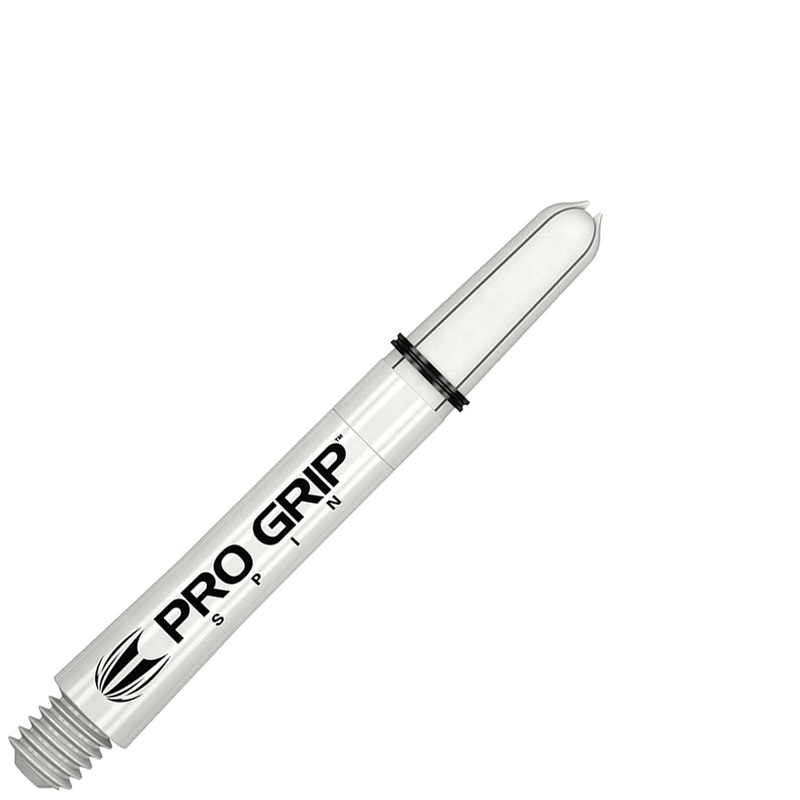 Target Pro Grip Nylon Spinning Dart Shafts – Short White (3 Sets)