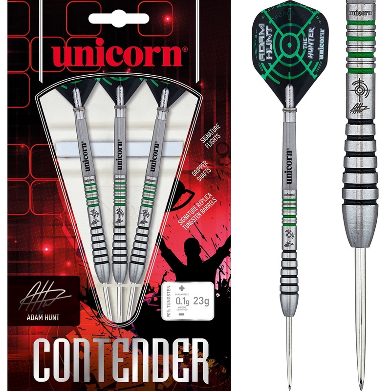 Unicorn Adam Hunt Darts – Contender Steel Tip – 23g 23g