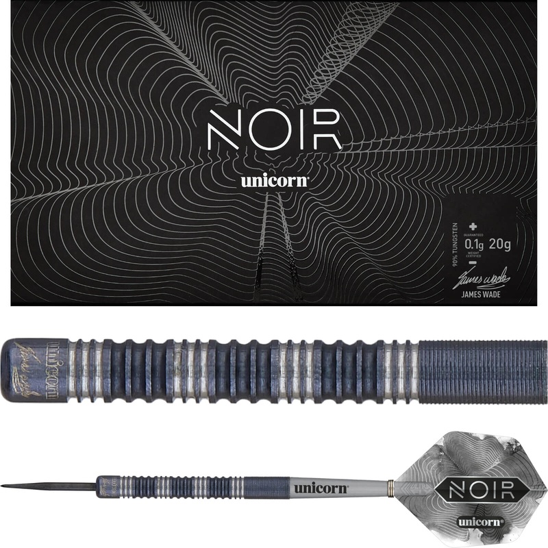 Unicorn – James Wade Noir Darts – Steel Tip – 90% Tungsten – 20g 21g 22g 23g 24g 20 grams