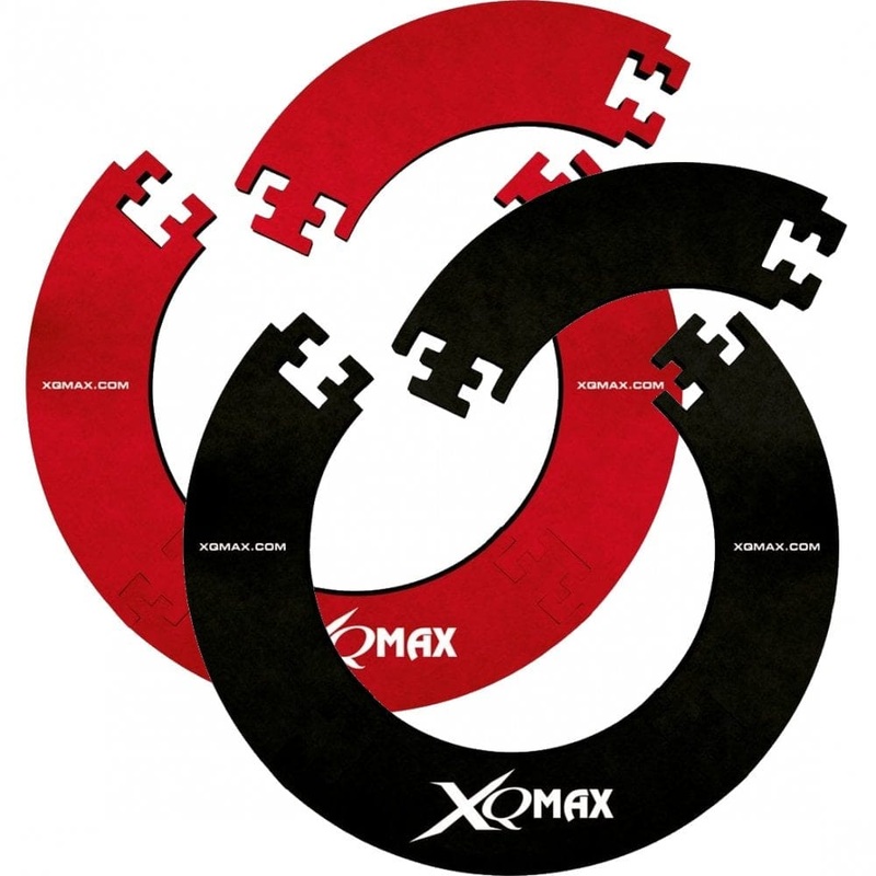 *XQMax EVA Lightweight Dartboard Surround – 4 Piece – Strong Black
