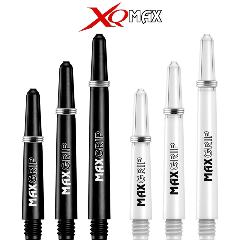 XQMax – Max Grip Nylon Dart Shafts Short (34mm) Black
