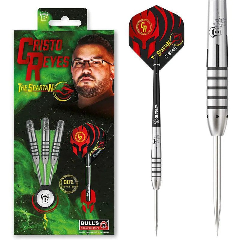 Bull’s DE Cristo Reyes 90% Tungsten Steel Tip Darts 21 GRAM