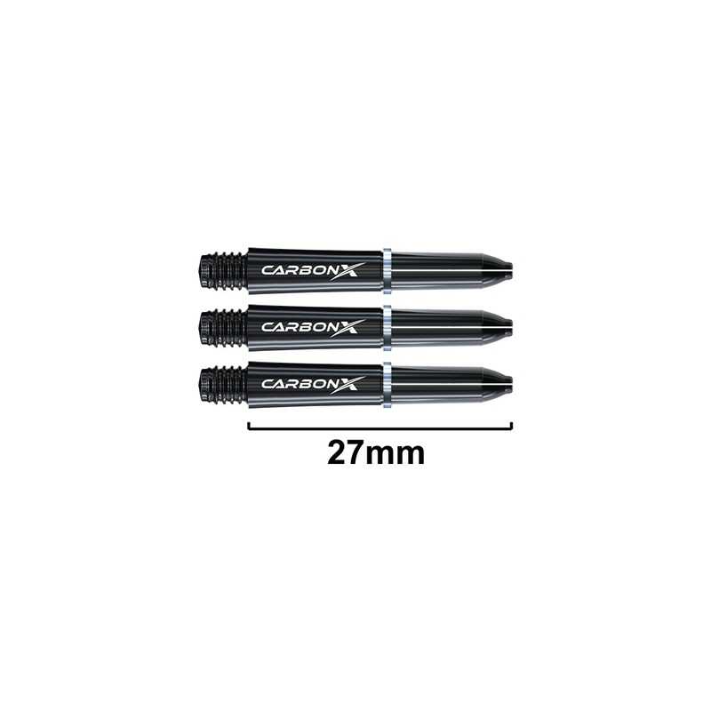 Carbon X Fibre Reinforced Polymer Dart Stems by Winmau Extra Short