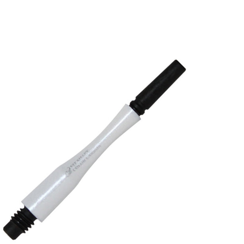 Fit Flight Carbon Hybrid Locked Dart Shafts – Inbetween #4 (28.5mm) White
