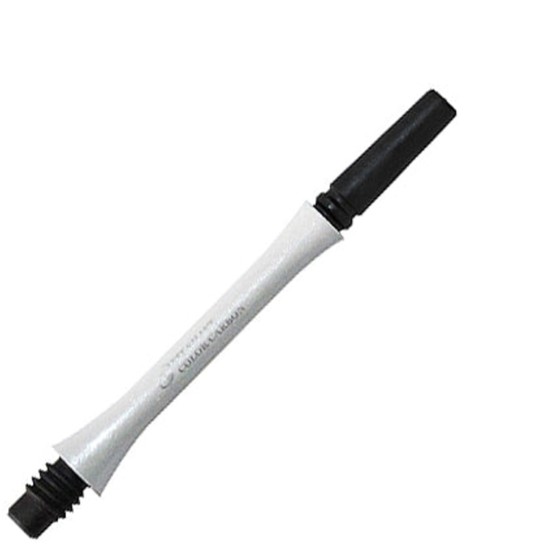 Fit Flight Carbon Slim Locked Dart Shafts – Inbetween #4 (28.5mm) White