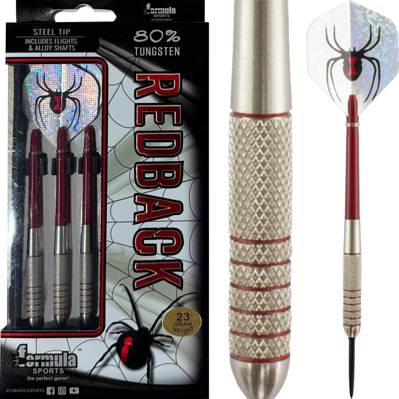 Formula Sports – Redback Darts – Steel Tip – 80% Tungsten – 23g