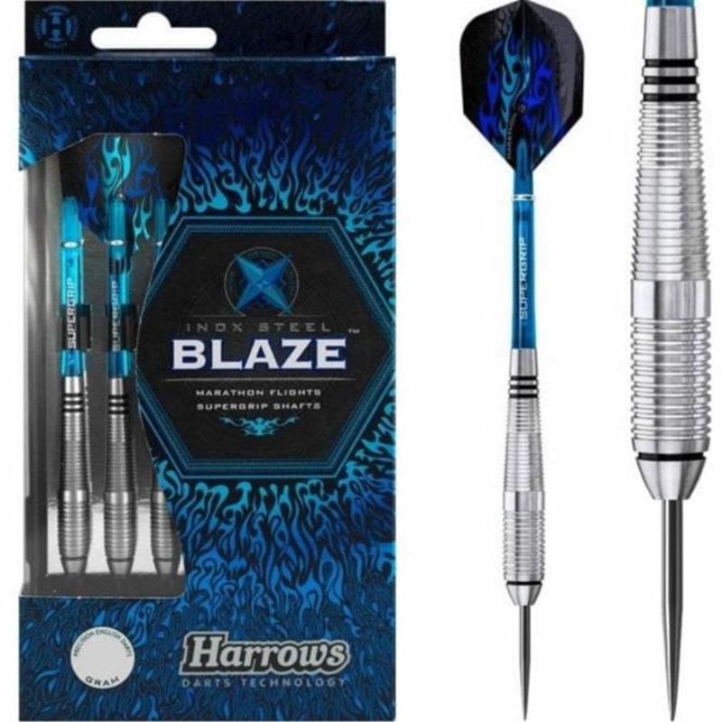 Harrows Blaze Darts – Steel Tip – Inox Steel – Tapered 22g