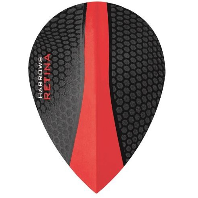 Harrows Retina Pear Red Dart Flights Red