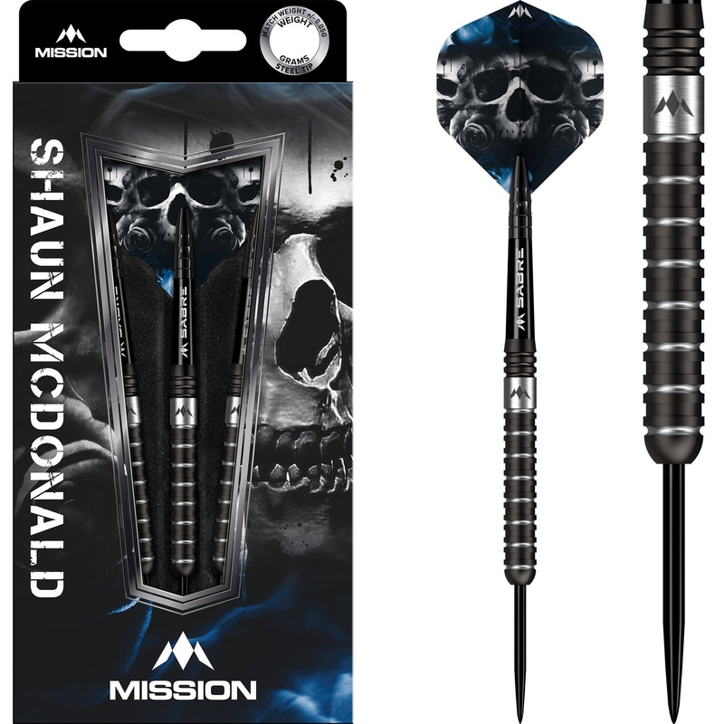 Mission Shaun McDonald Darts – Steel Tip – 95% – Black PVD 21g