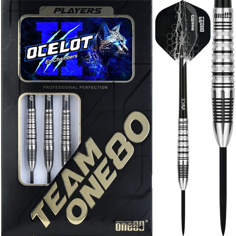 One80 Ed Chambers Darts – Steel Tip – V2 – Ocelot