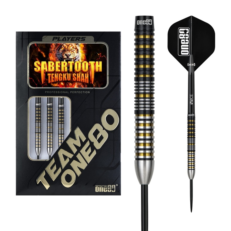 One80 Tengku Shah Darts – Steel Tip – 90% Tungsten – 23g