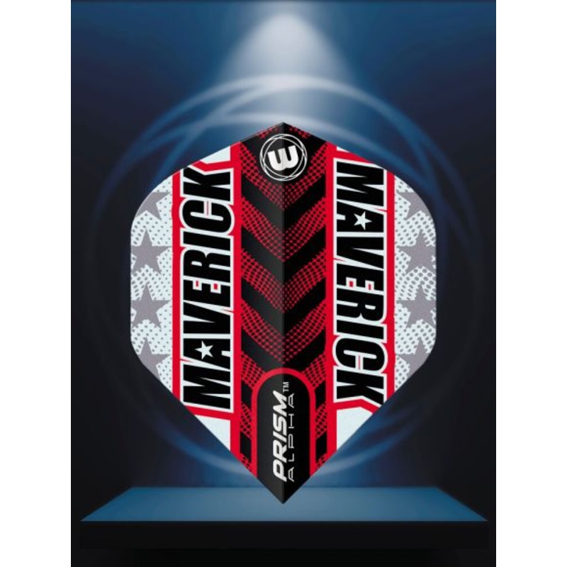 Prism Alpha Grey & Red Flight Extra Thick Standard 100 Micron Poly metronic extra thick