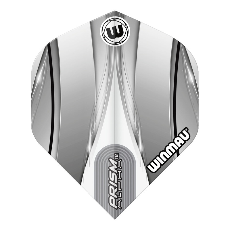 Prism Alpha Sniper White Black Dart Flights by Winmau