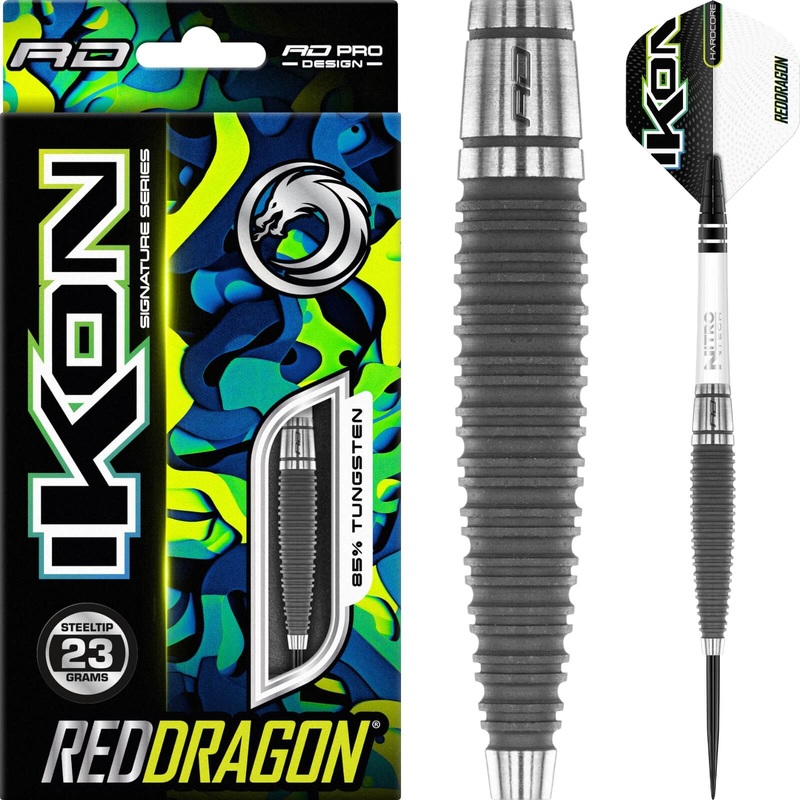 Red Dragon – Ikon 1.1 Darts – Steel Tip – 85% Tungsten – 23g 25g 23 grams