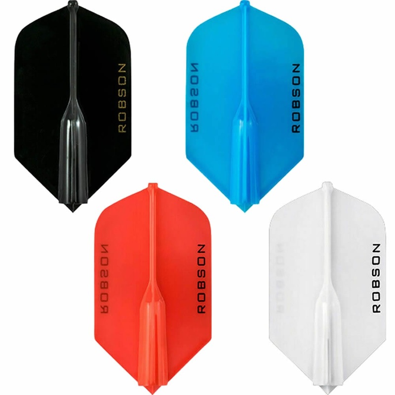 *Robson Plus Dart Flights – for all shafts – Slim Black