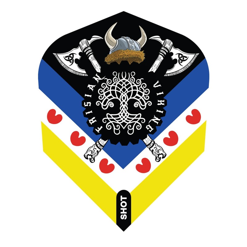 Shot Pro Series Dart Flights – 100 Micron – Standard No6 – Jitse van der Wal
