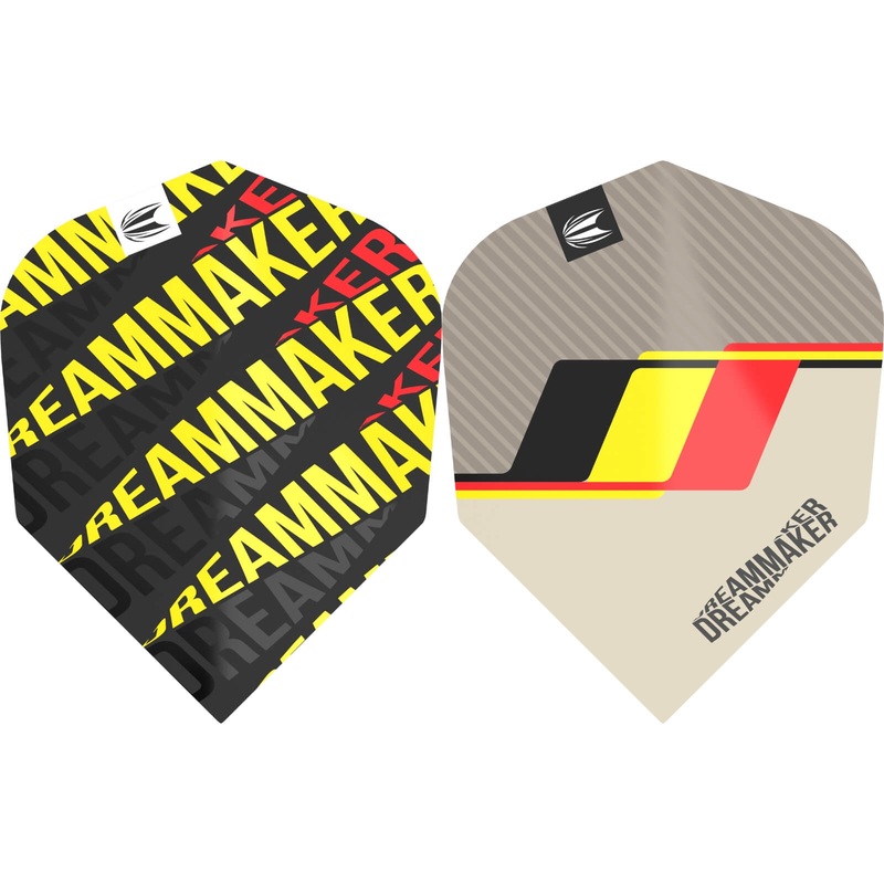 Target – Dimitri Van Den Bergh – Standard Dart Flights Black